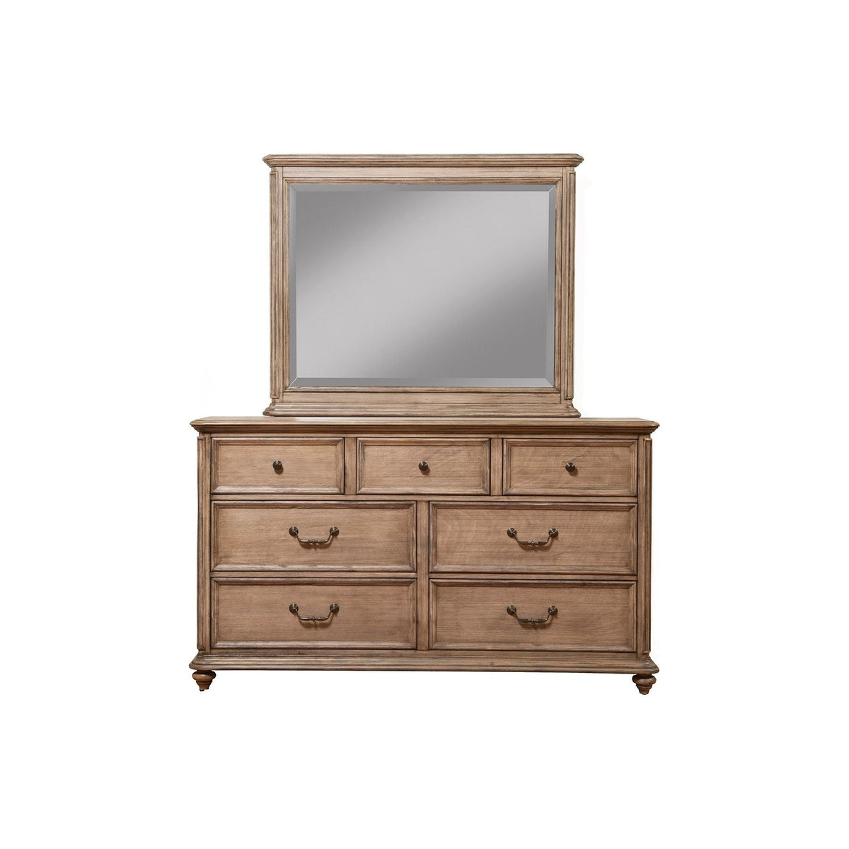Melbourne Dresser Mirror, French Truffle