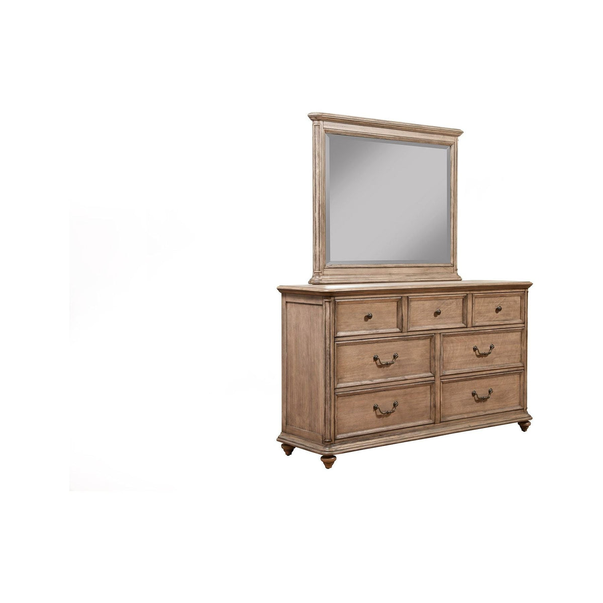 Melbourne Dresser Mirror, French Truffle