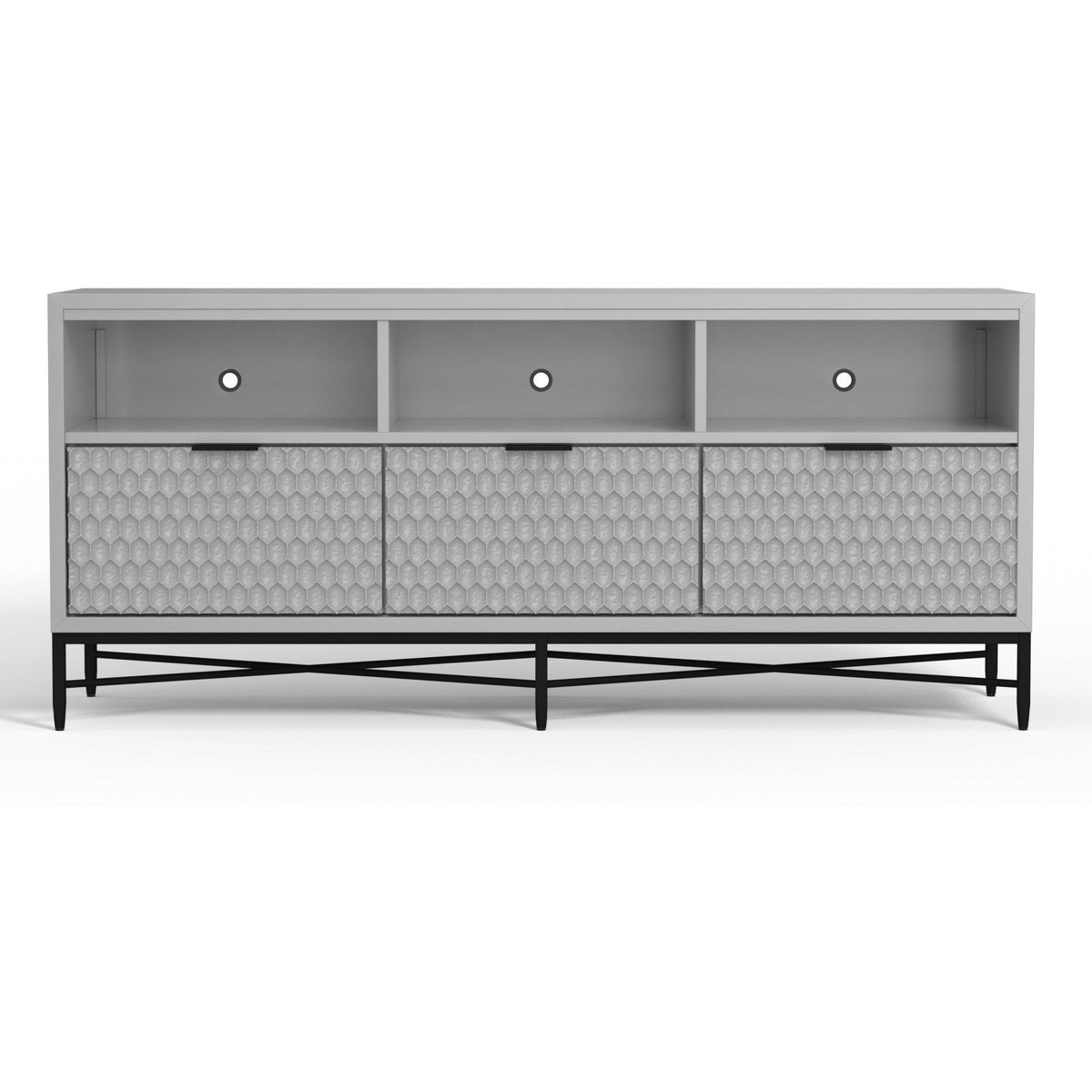 Milo TV Console - Sky Gray
