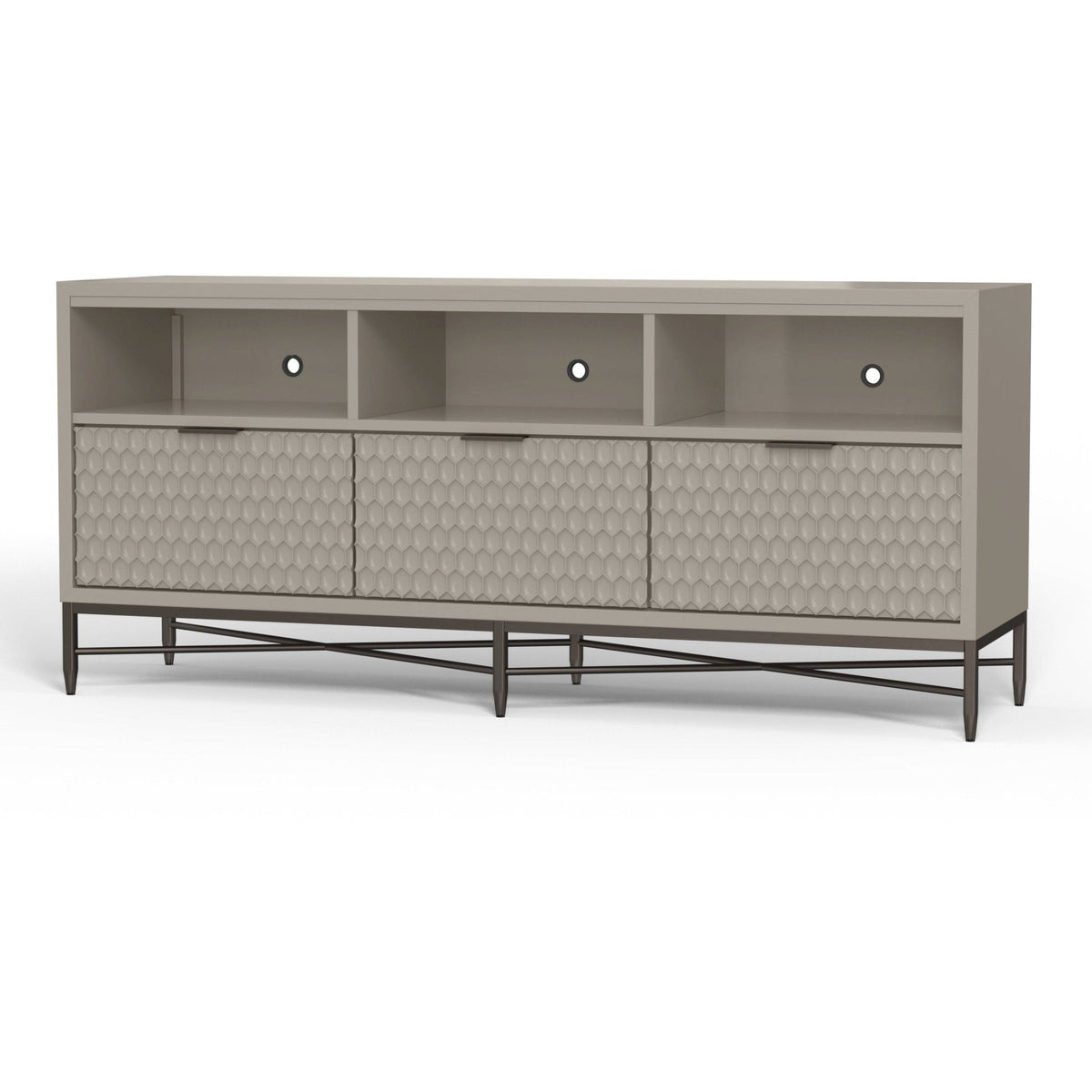 Milo TV Console - Cement Gray