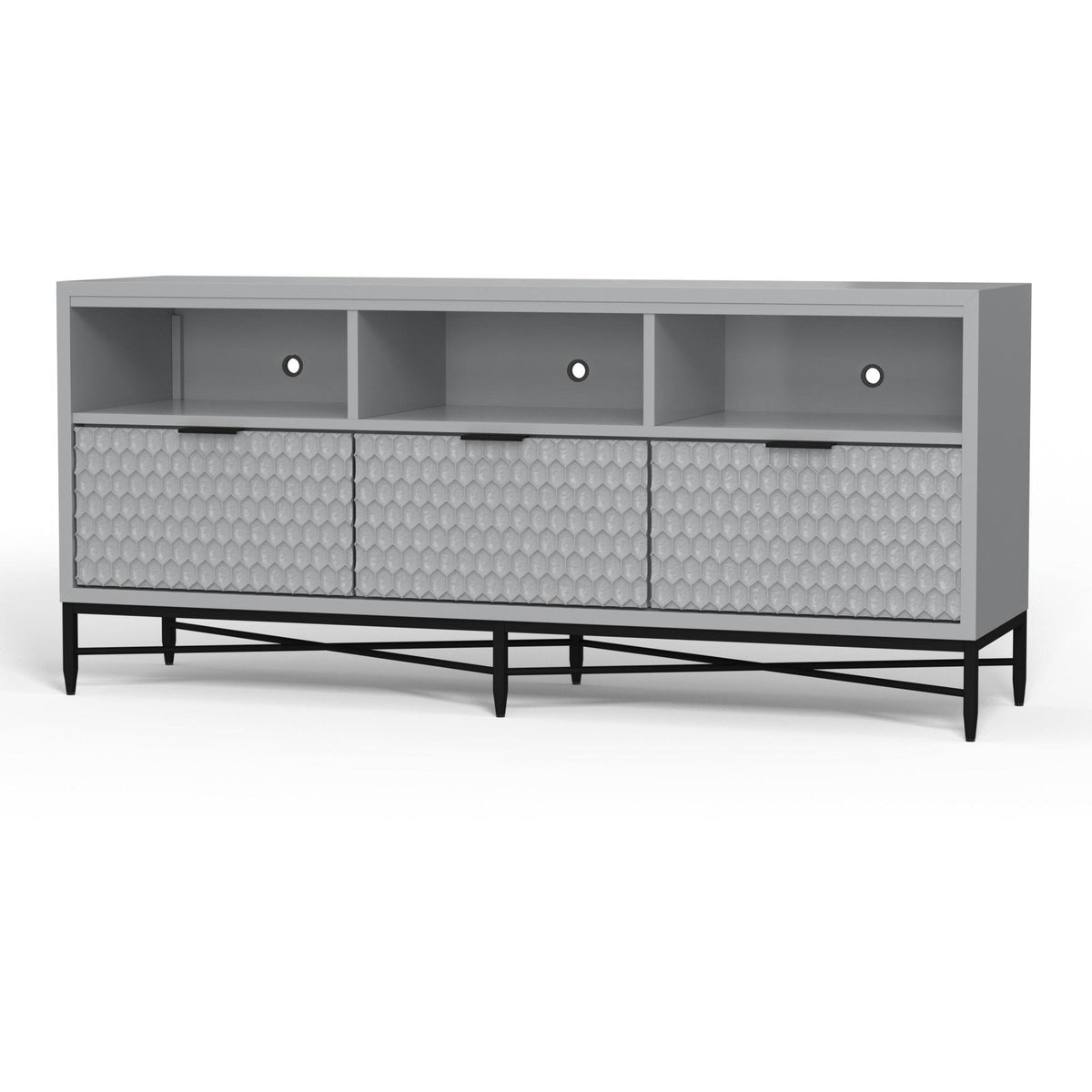 Milo TV Console - Sky Gray