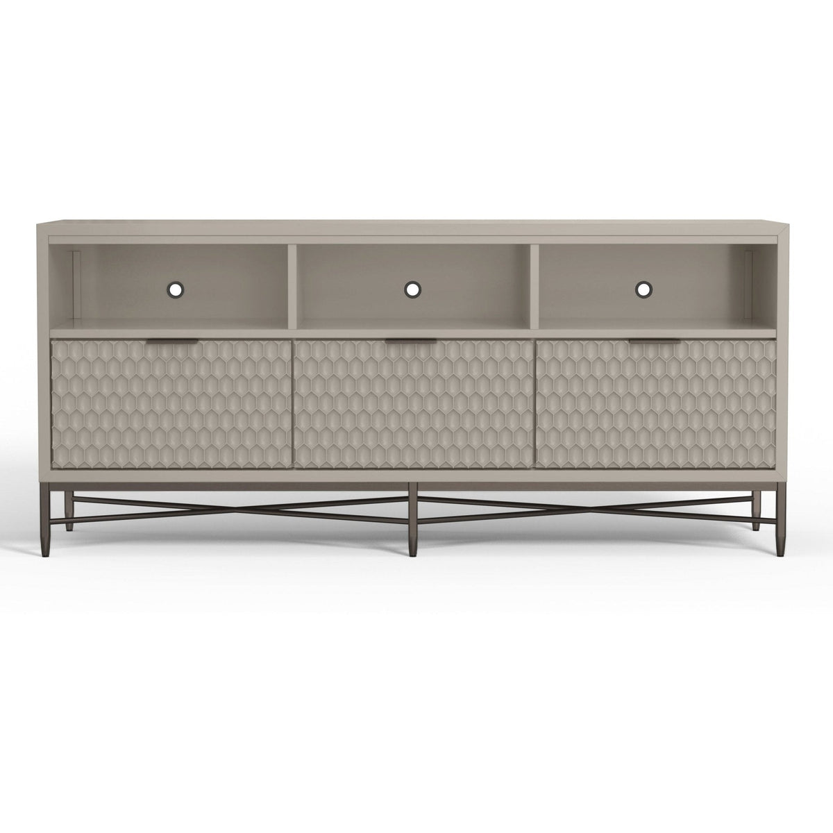 Milo TV Console - Cement Gray