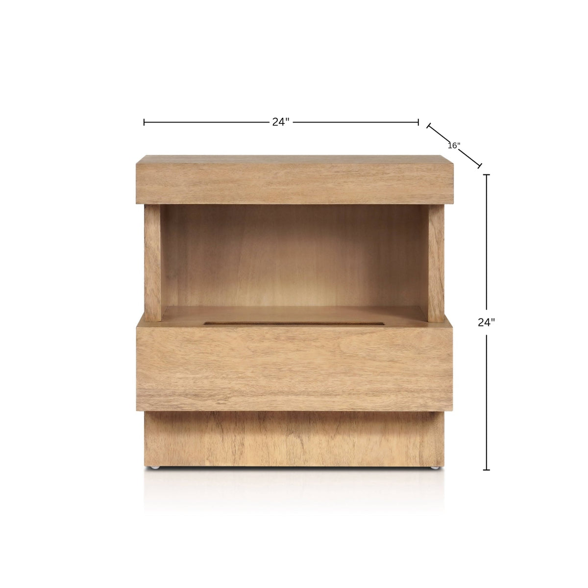 Mona Nightstand, Oak