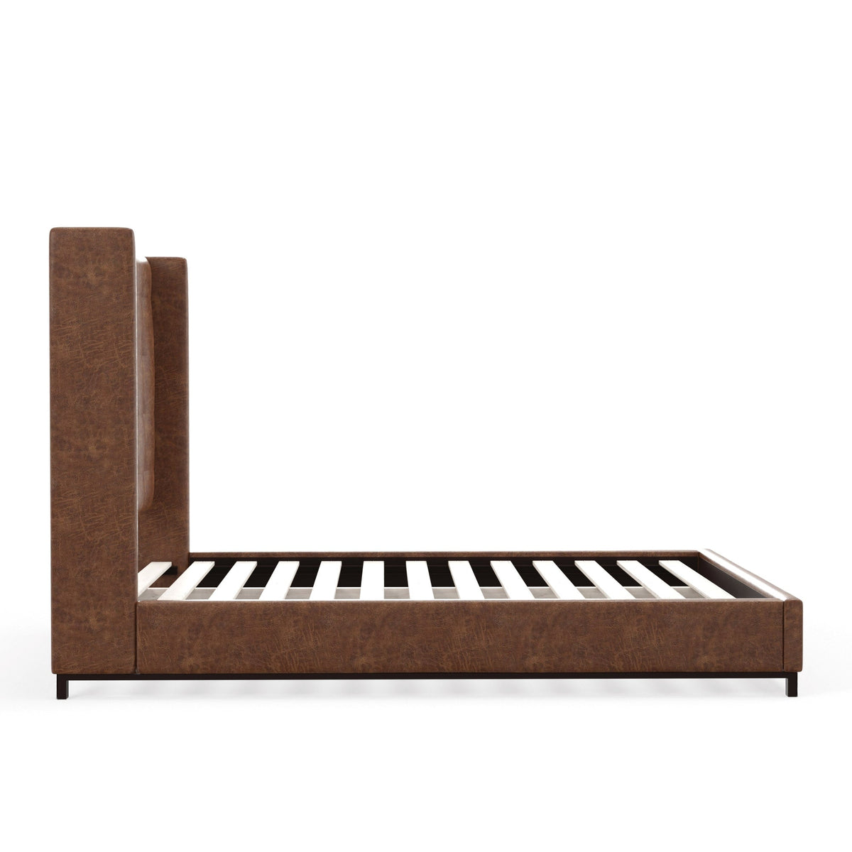 Mundo Queen Bed, Brown