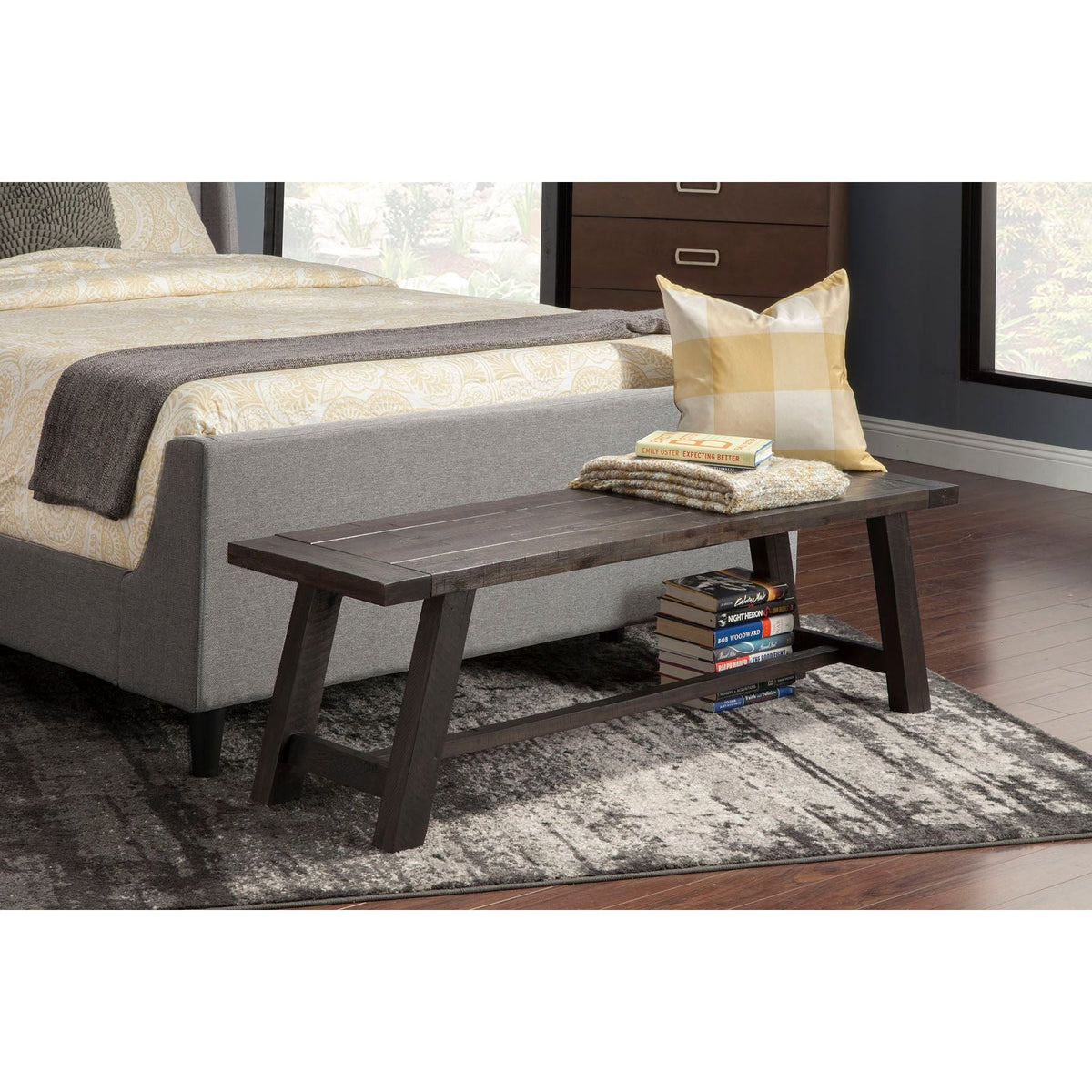Newberry Bench - Salvaged Grey