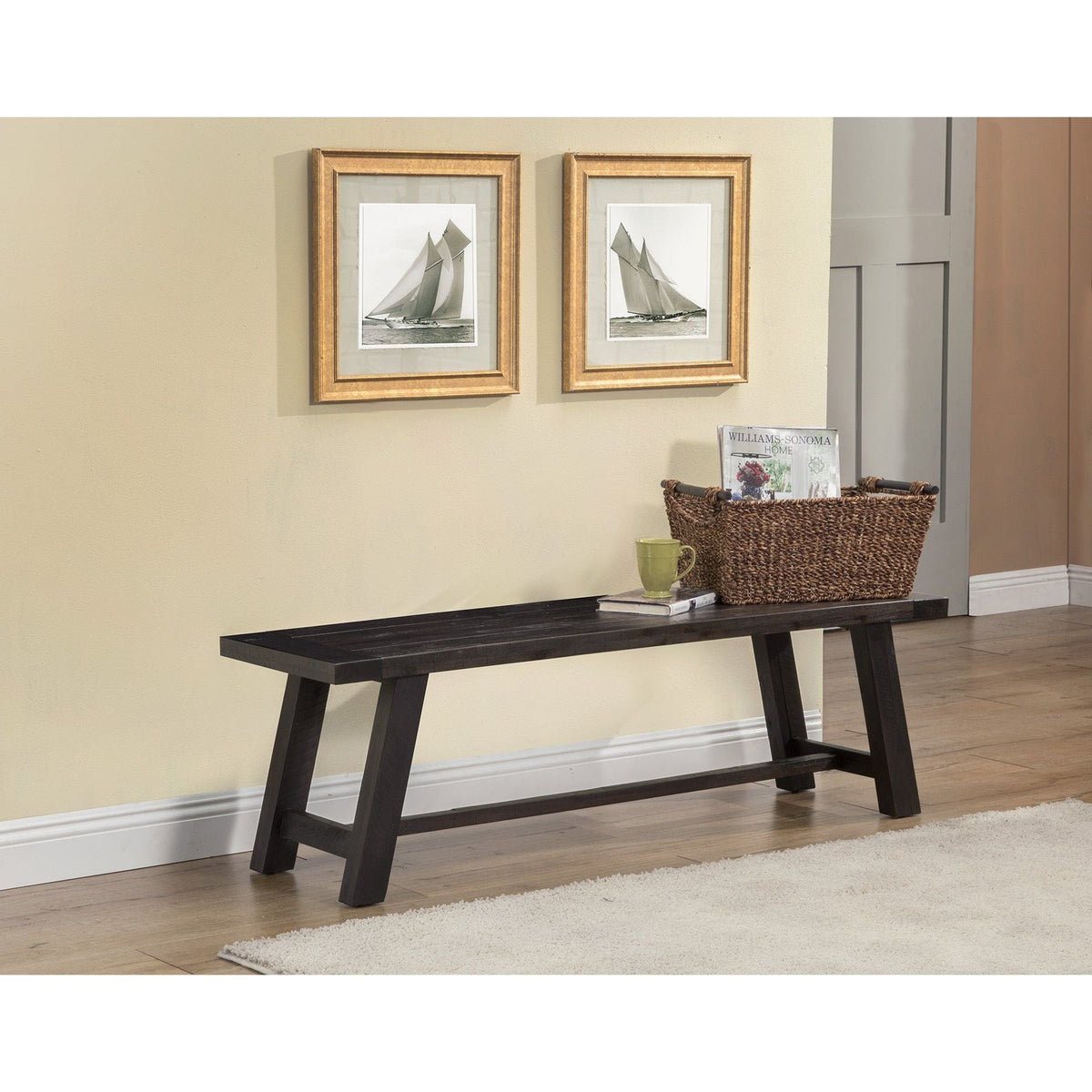 Newberry Bench - Salvaged Grey