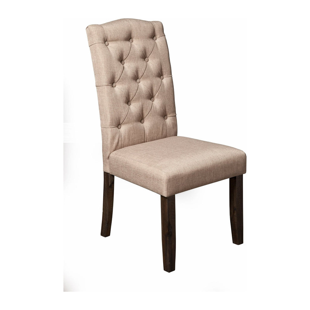 Newberry Set of 2 Button Tufted Parson Dining Chairs - Salvaged Grey