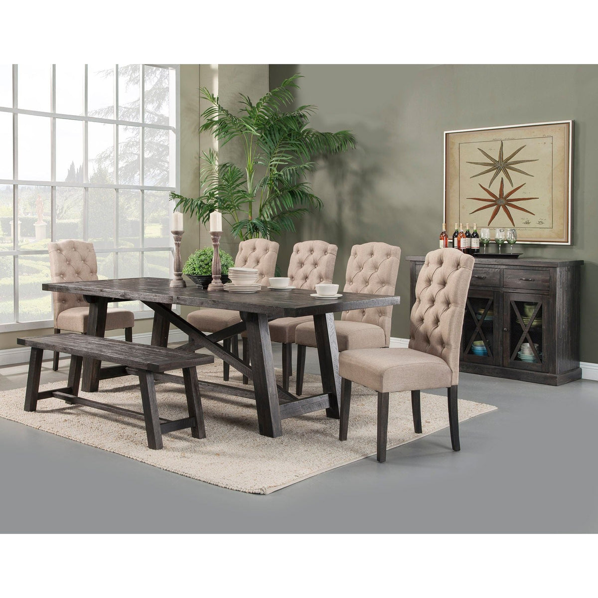 Newberry Extension Dining Table - Salvaged Grey