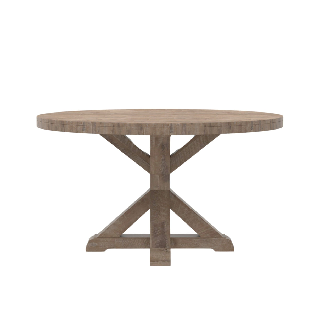 Newberry Round Dining Table - Weathered Natural