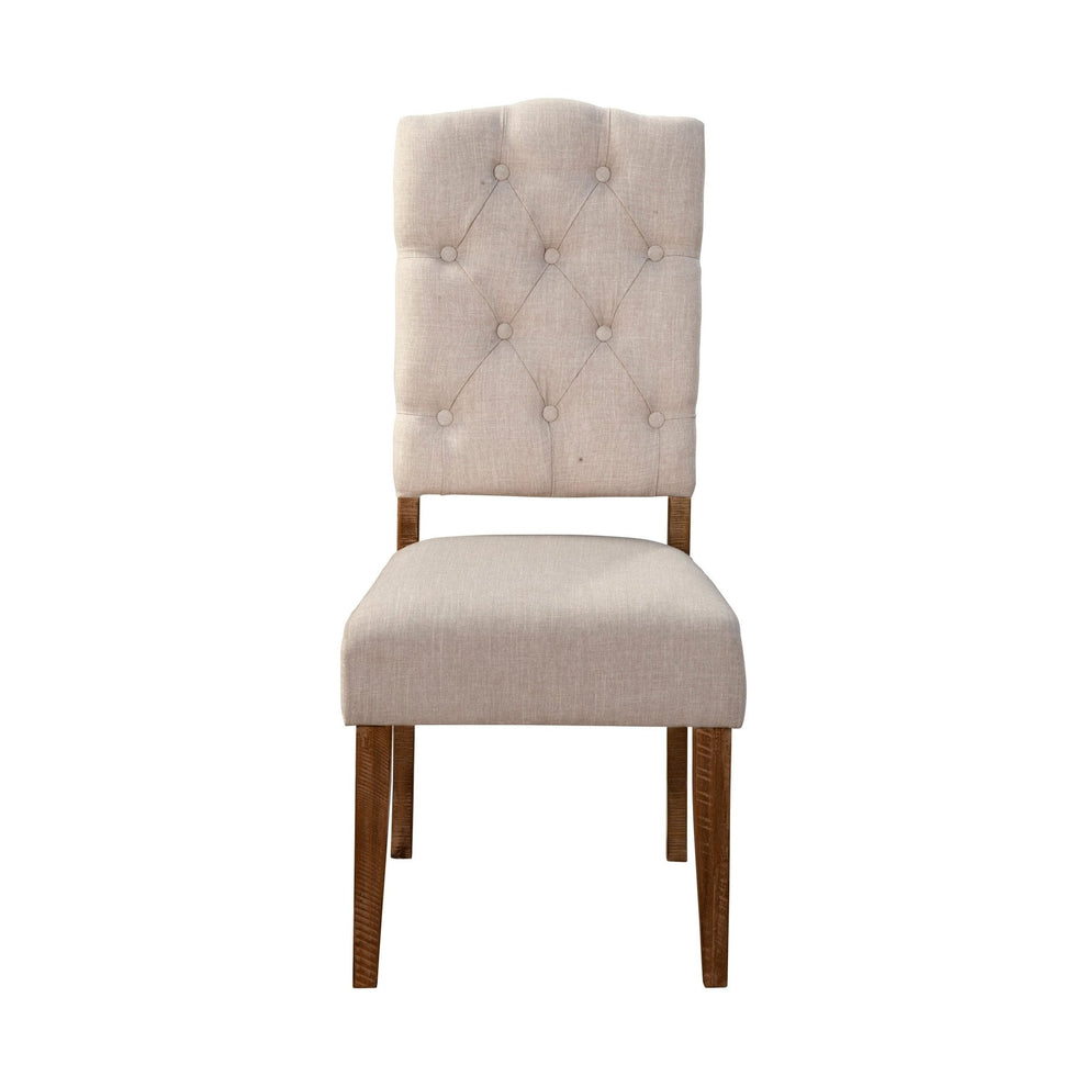 Newberry Set of 2 Dining Side Chairs, Medium Brown