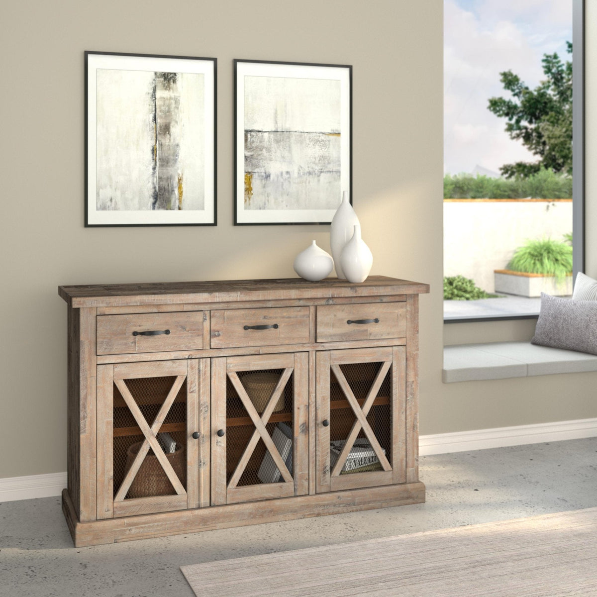 Newberry Sideboard - Weathered Natural