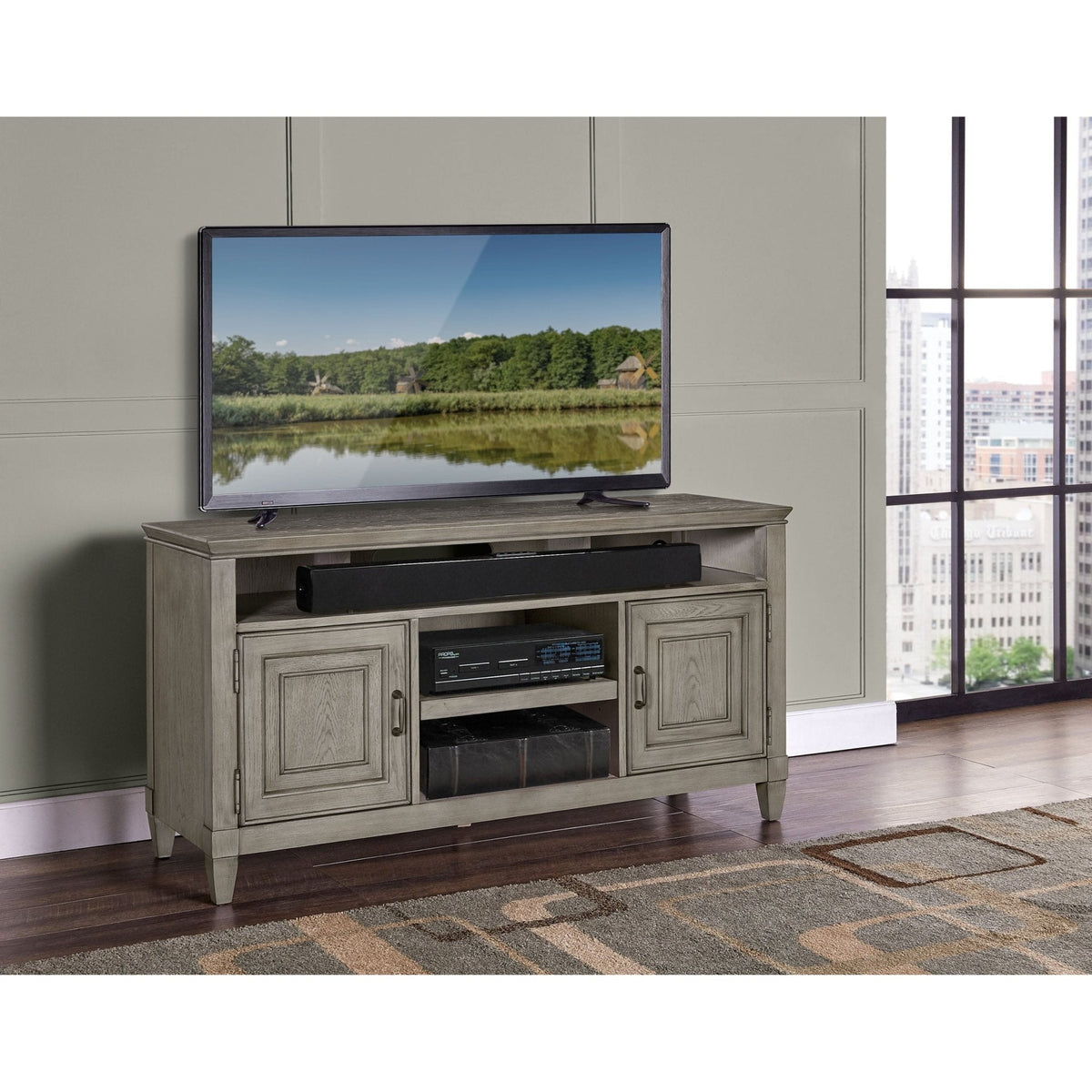 Newport 54" TV Console - Sand
