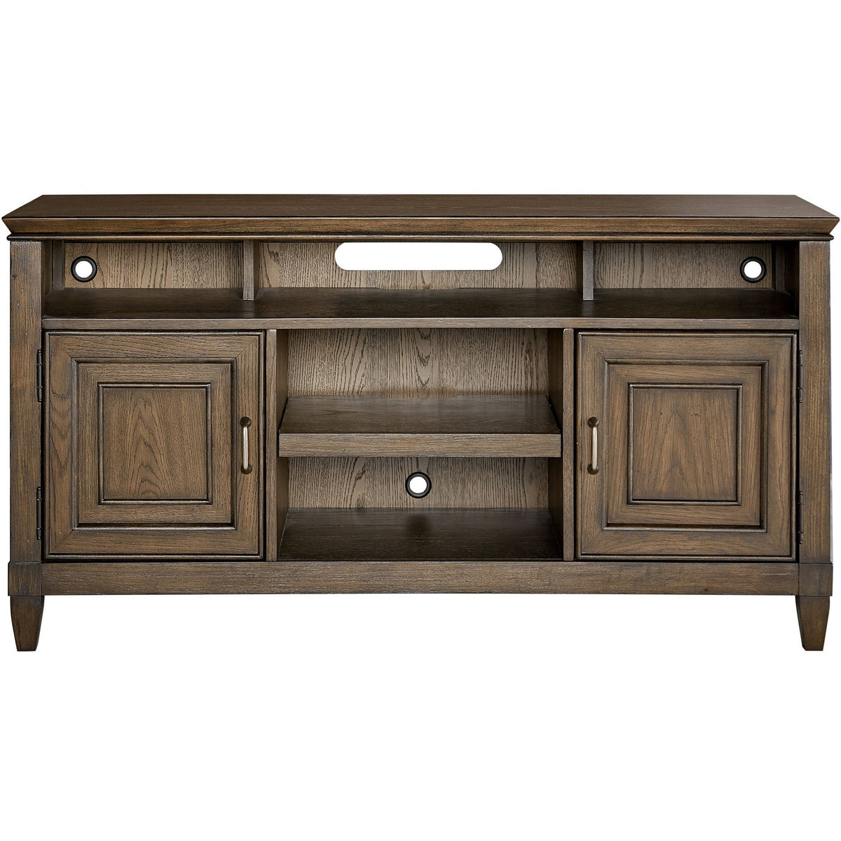 Newport 54" TV Console - Planked Oak