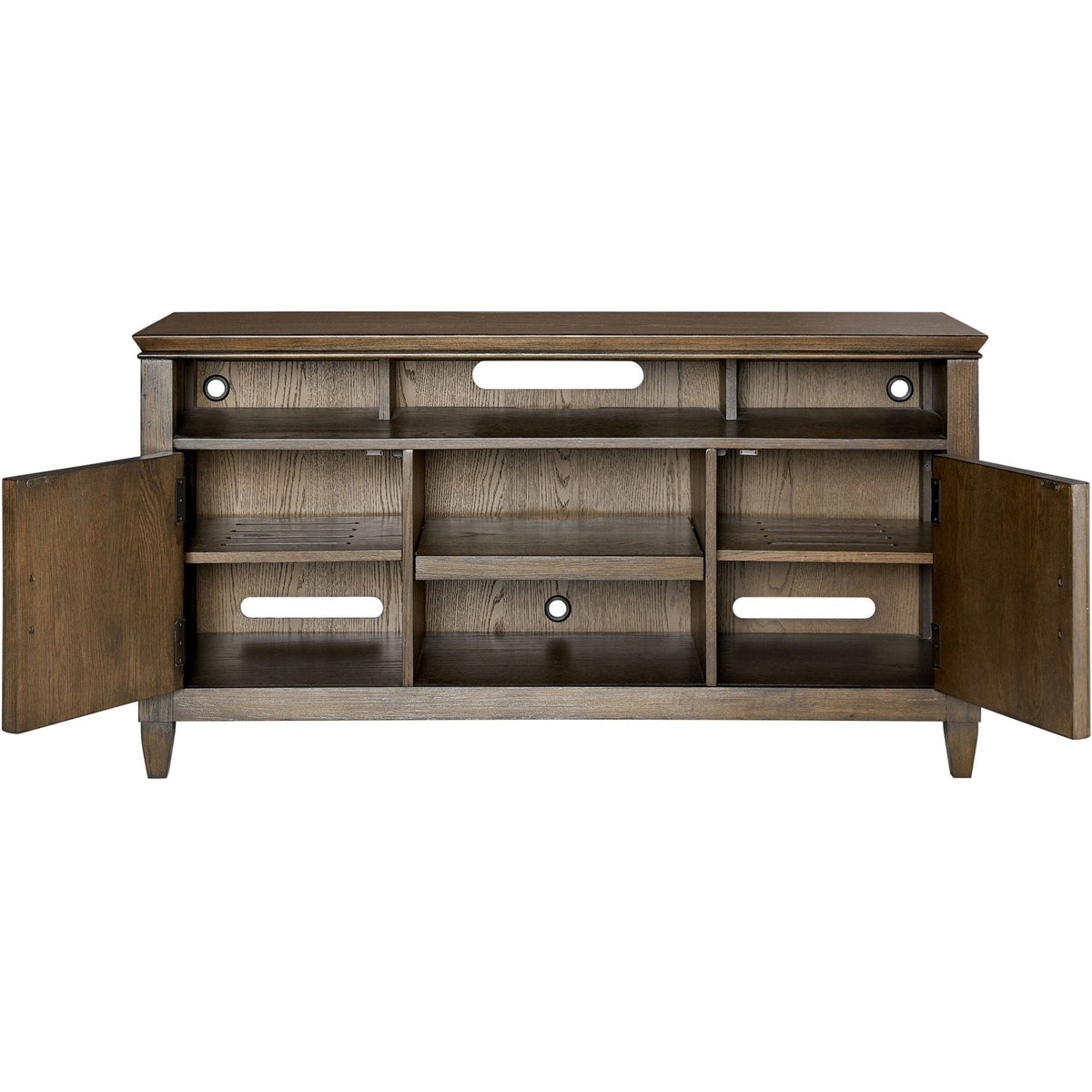 Newport 54" TV Console - Planked Oak