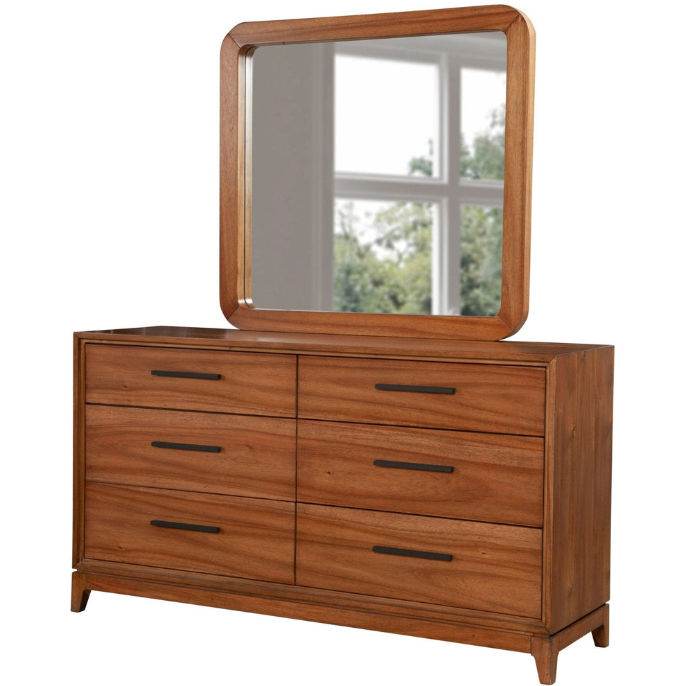 Nova Dresser Mirror - Honey Maple