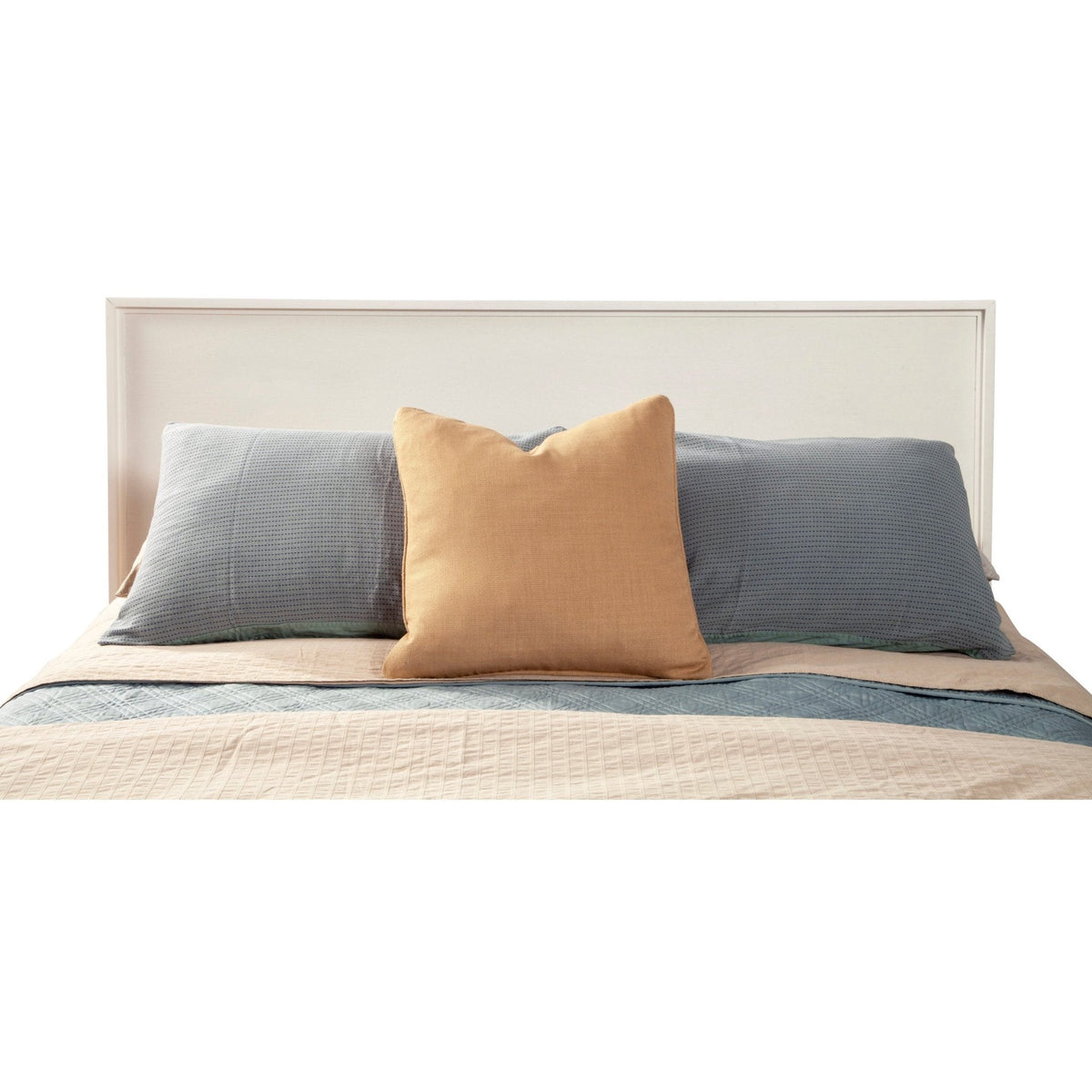 Nova Standard King Platform Bed - Chalk White
