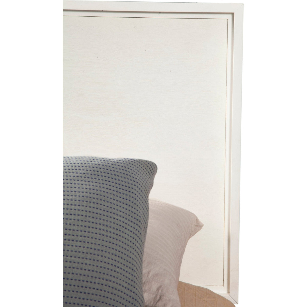 Nova Standard King Platform Bed - Chalk White