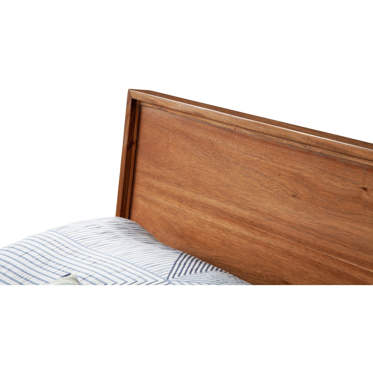 Nova Queen Platform Bed - Honey Maple