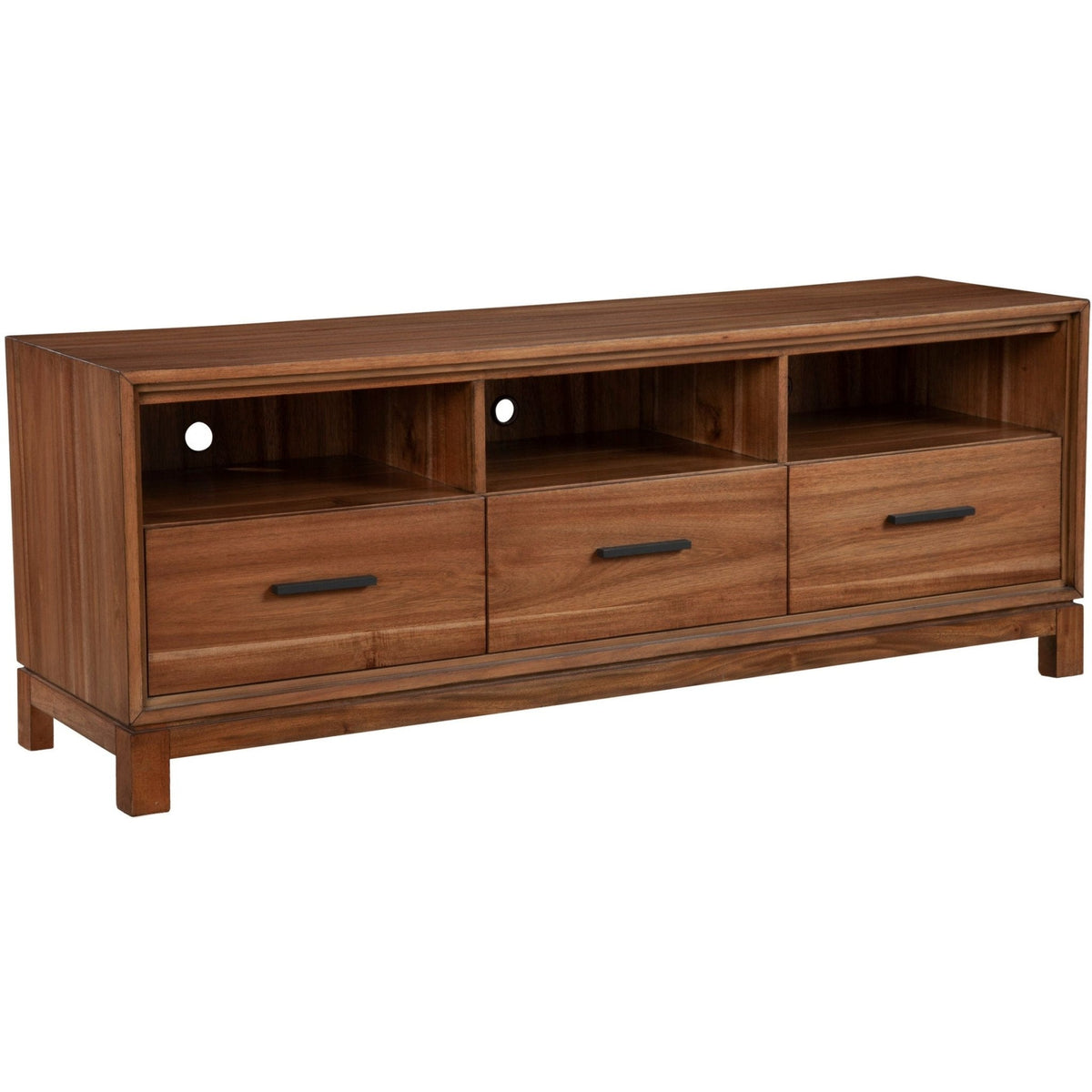 Nova TV Console - Honey Maple