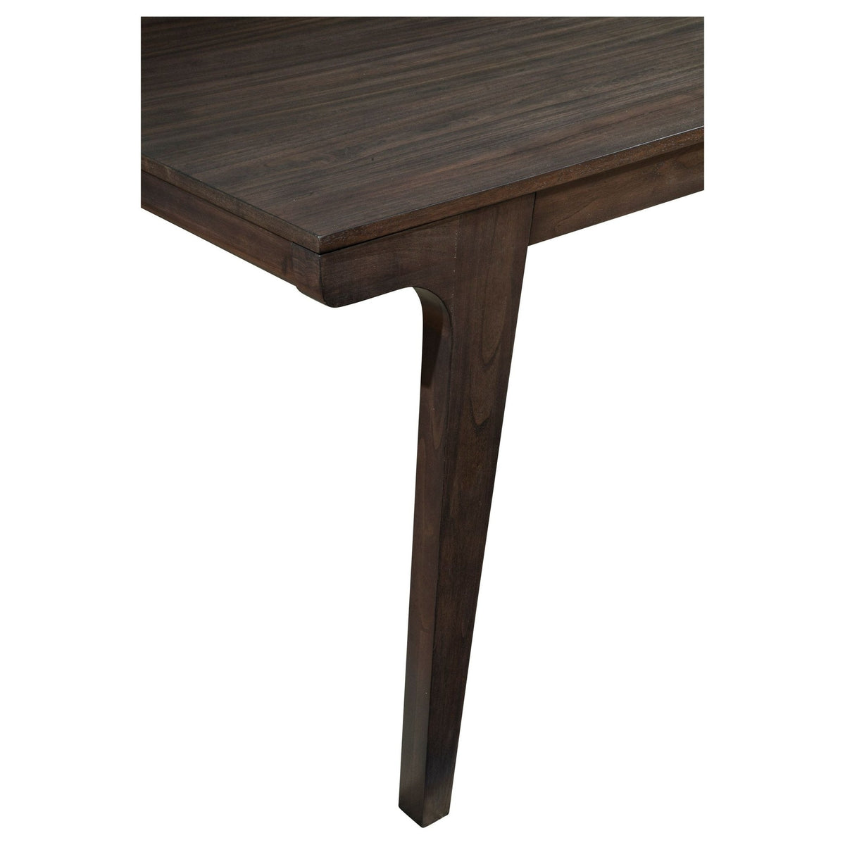 Olejo Fixed Top Dining Table, Chocolate
