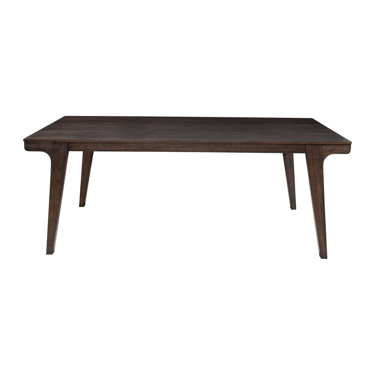 Olejo Fixed Top Dining Table, Chocolate