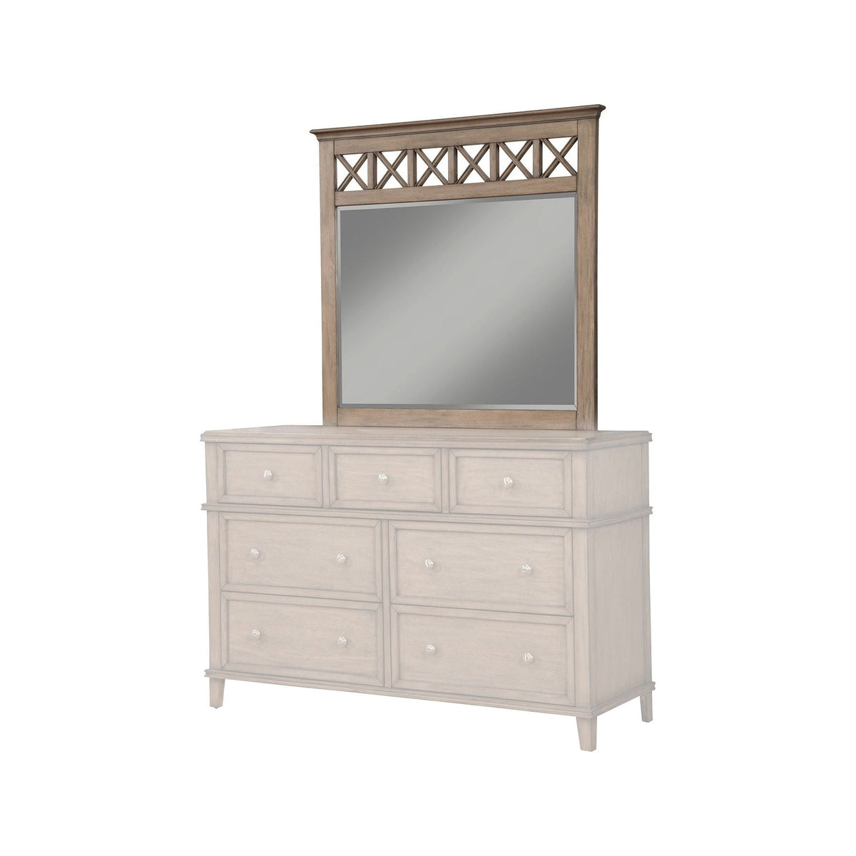 Potter Dresser Mirror, French Truffle