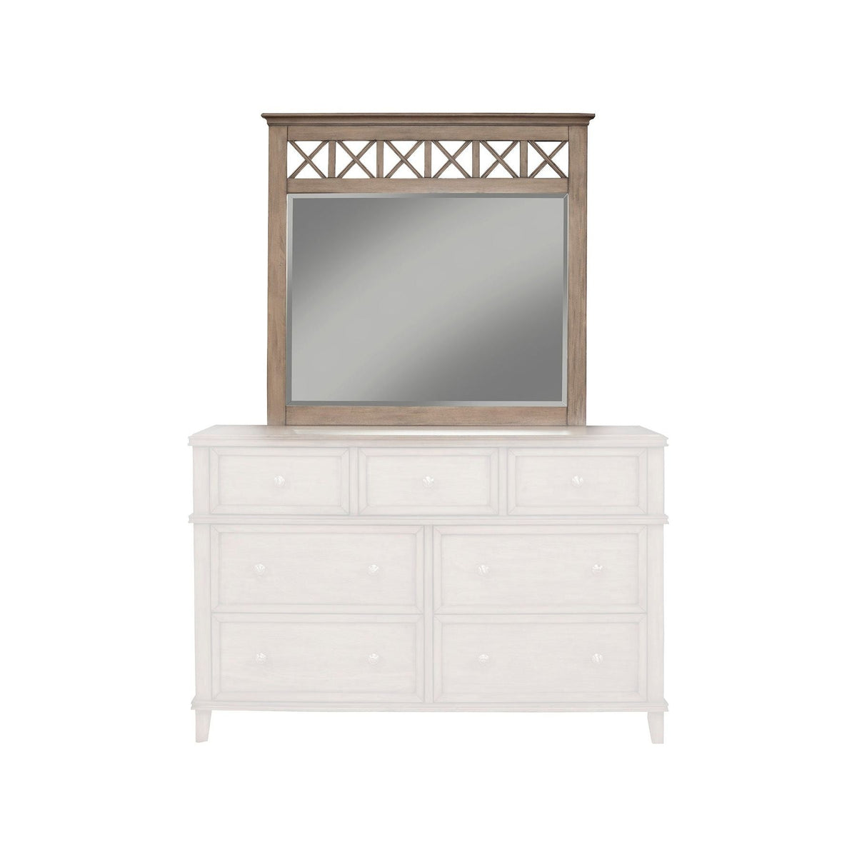 Potter Dresser Mirror, French Truffle