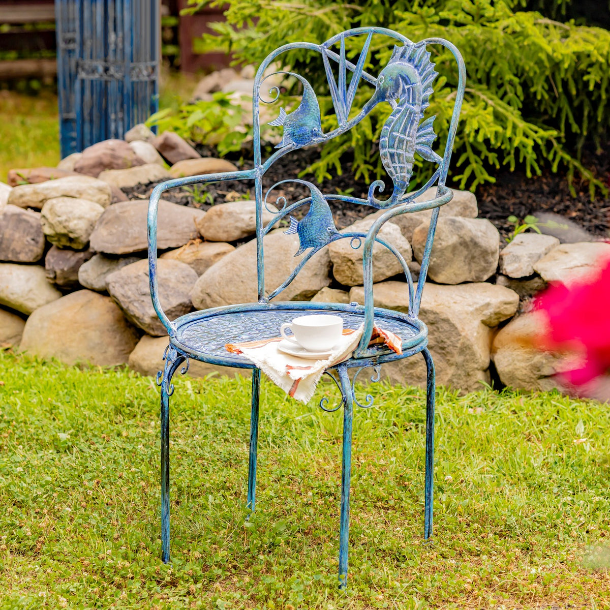 Coastal Sea Creature Armchair (Set of 2)