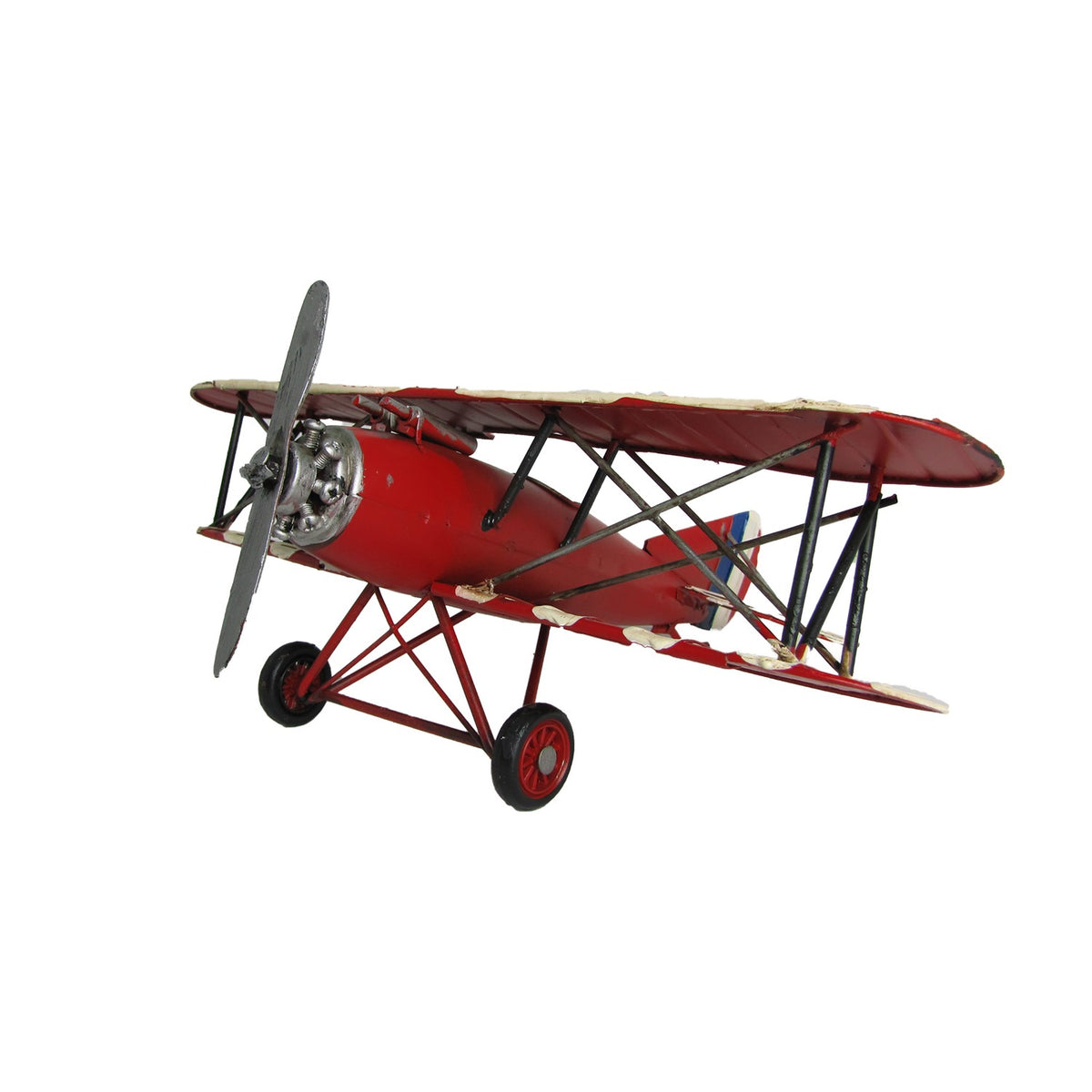Decorative Red, White, & Blue Model Airplane