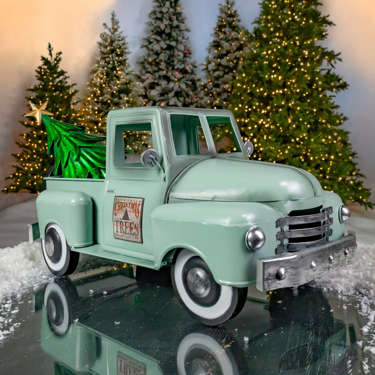 Small Multi-Seasonal Iron Pickup Truck