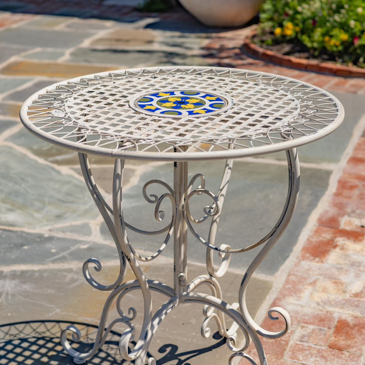 San Marino Round Mosaic Bistro Table "Turin"