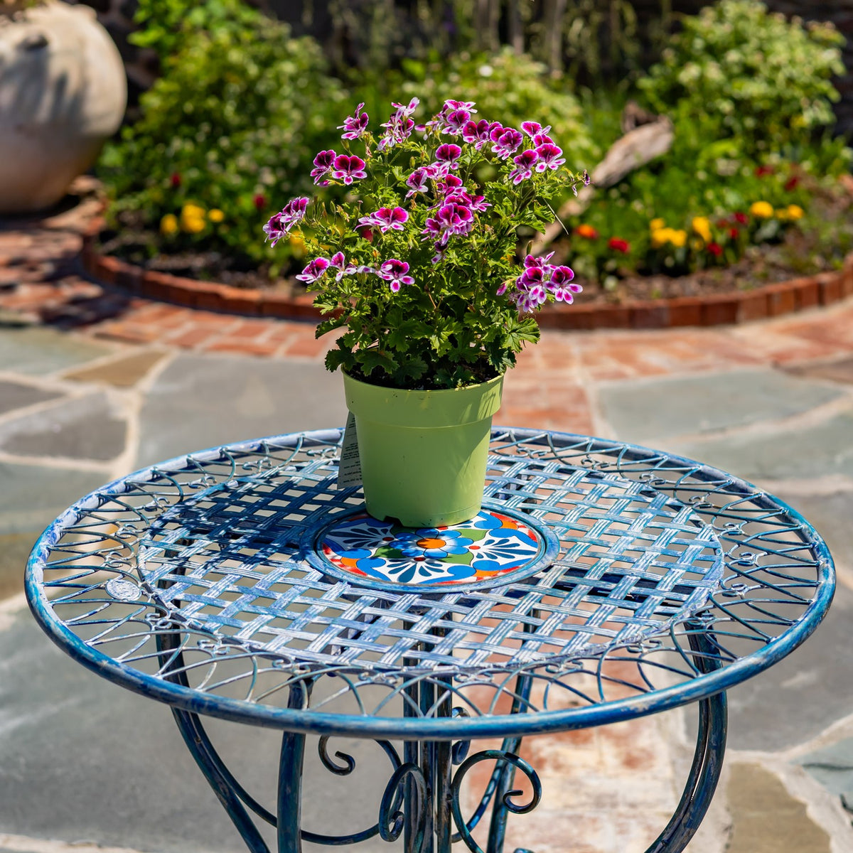 San Marino Round Mosaic Bistro Table "Sardinia"