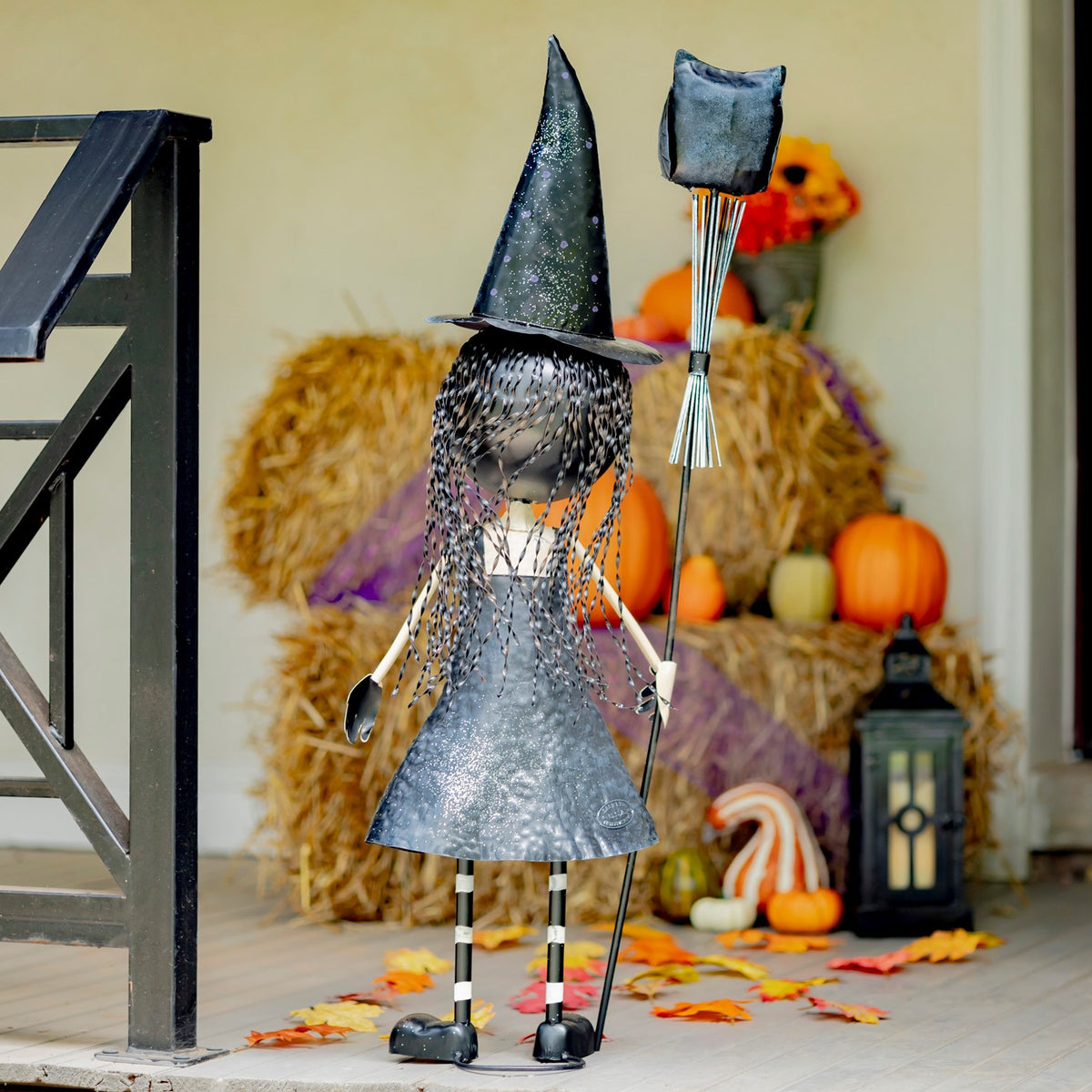 39" Tall Big Eyed Halloween Witch Girl "Stephy"