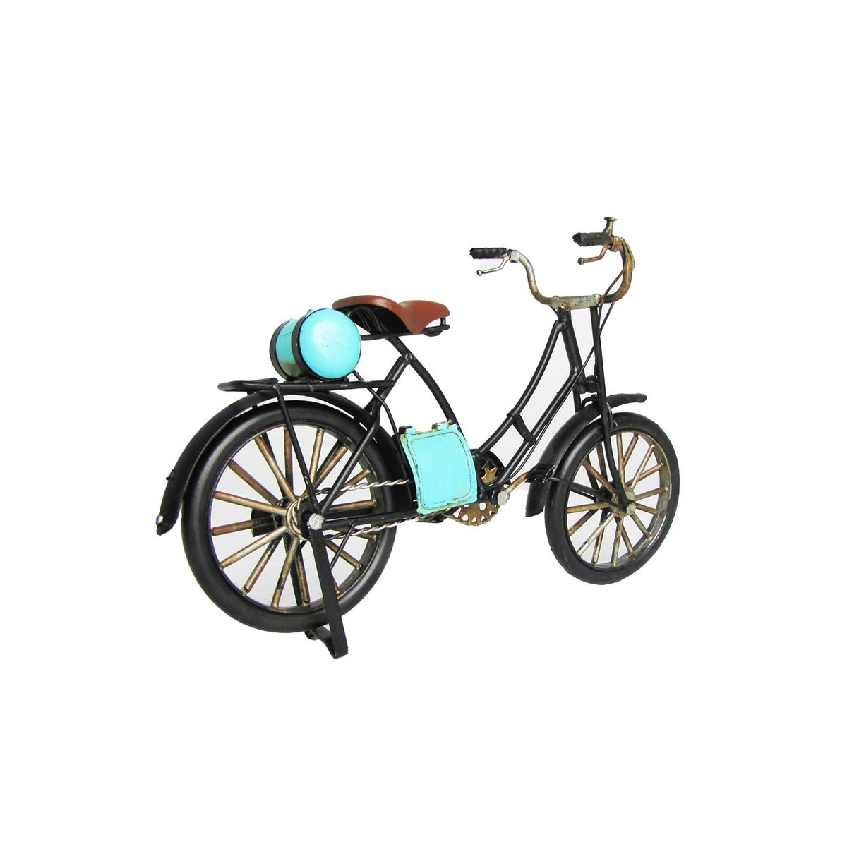 Decorative Metal Model Bicycle in Baby Blue