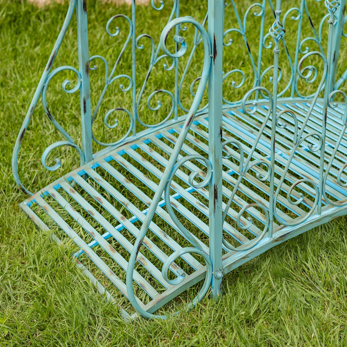 5ft. Long Antique Style Garden Bridge "Paris 1968"