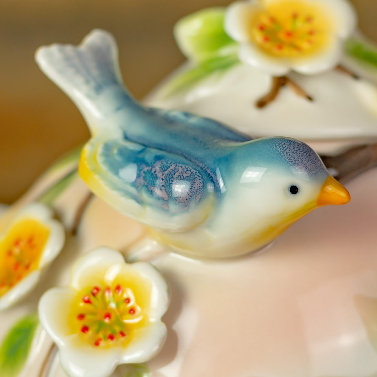 9" Hand Painted Decorative Teapot Accent "Charaya"