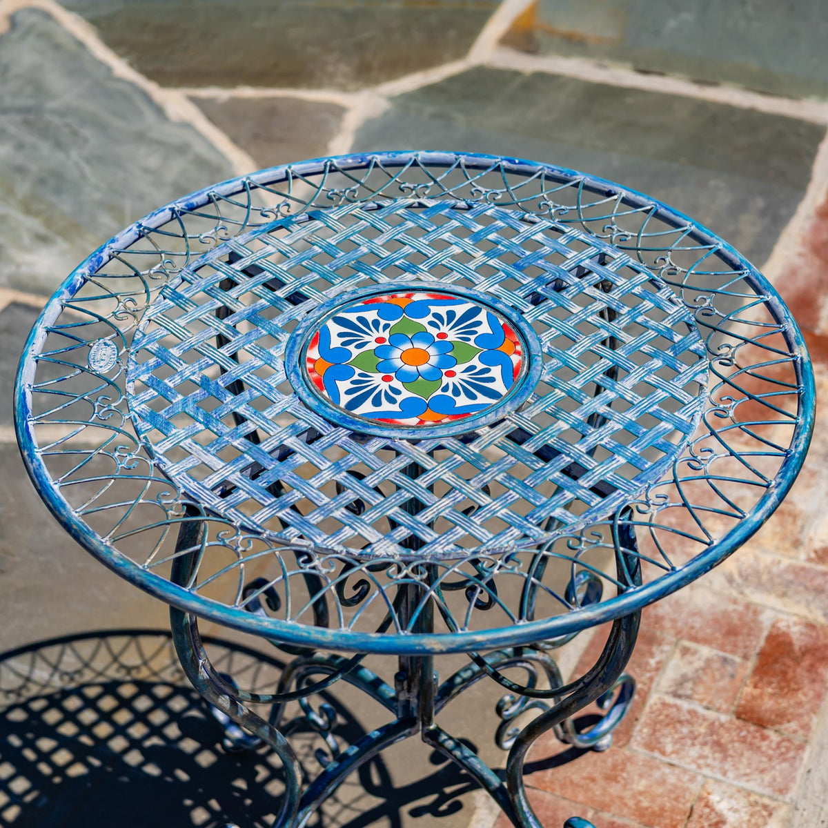 San Marino Round Mosaic Bistro Table "Sardinia"