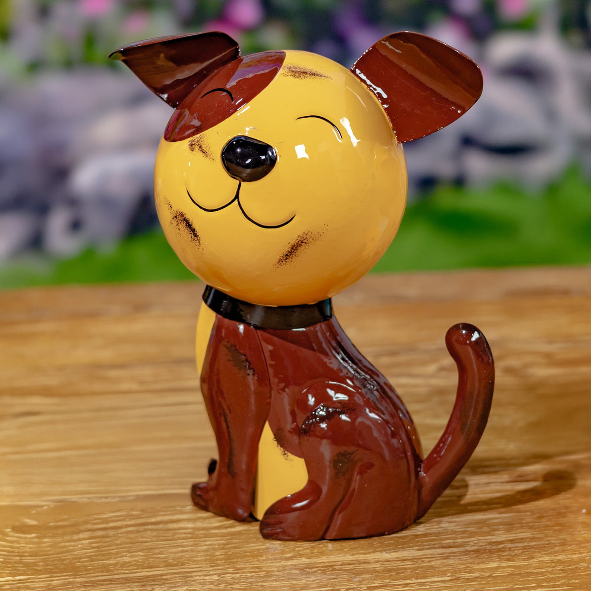 Set of 6 Assorted Metal Dog Figurines "The Puppy Pack"