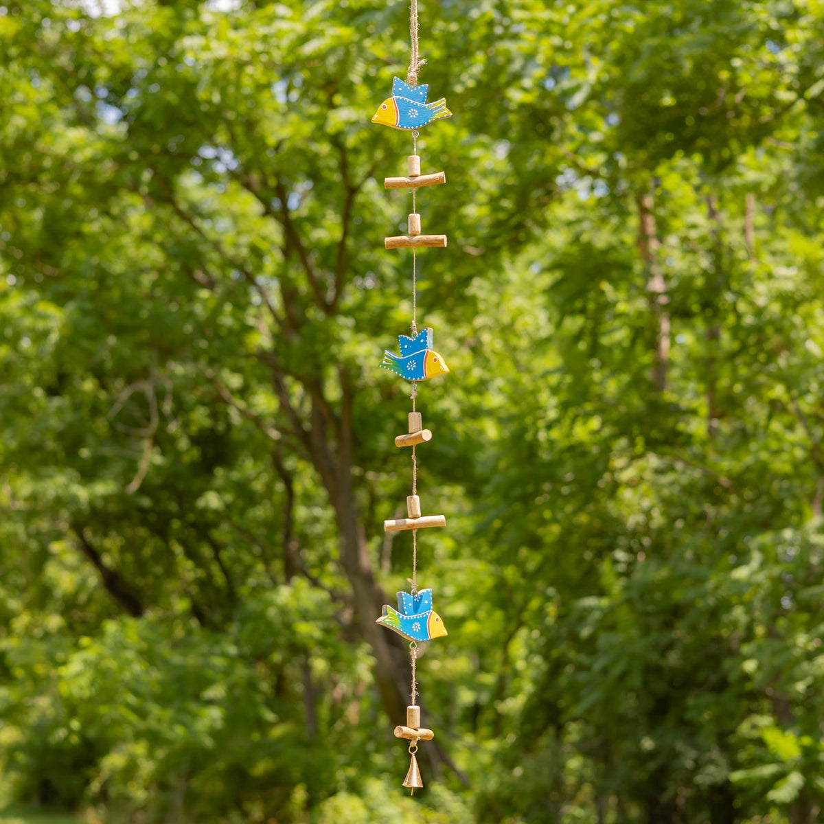 Set of 8 Assorted Hanging Metal Wind Chime Chains