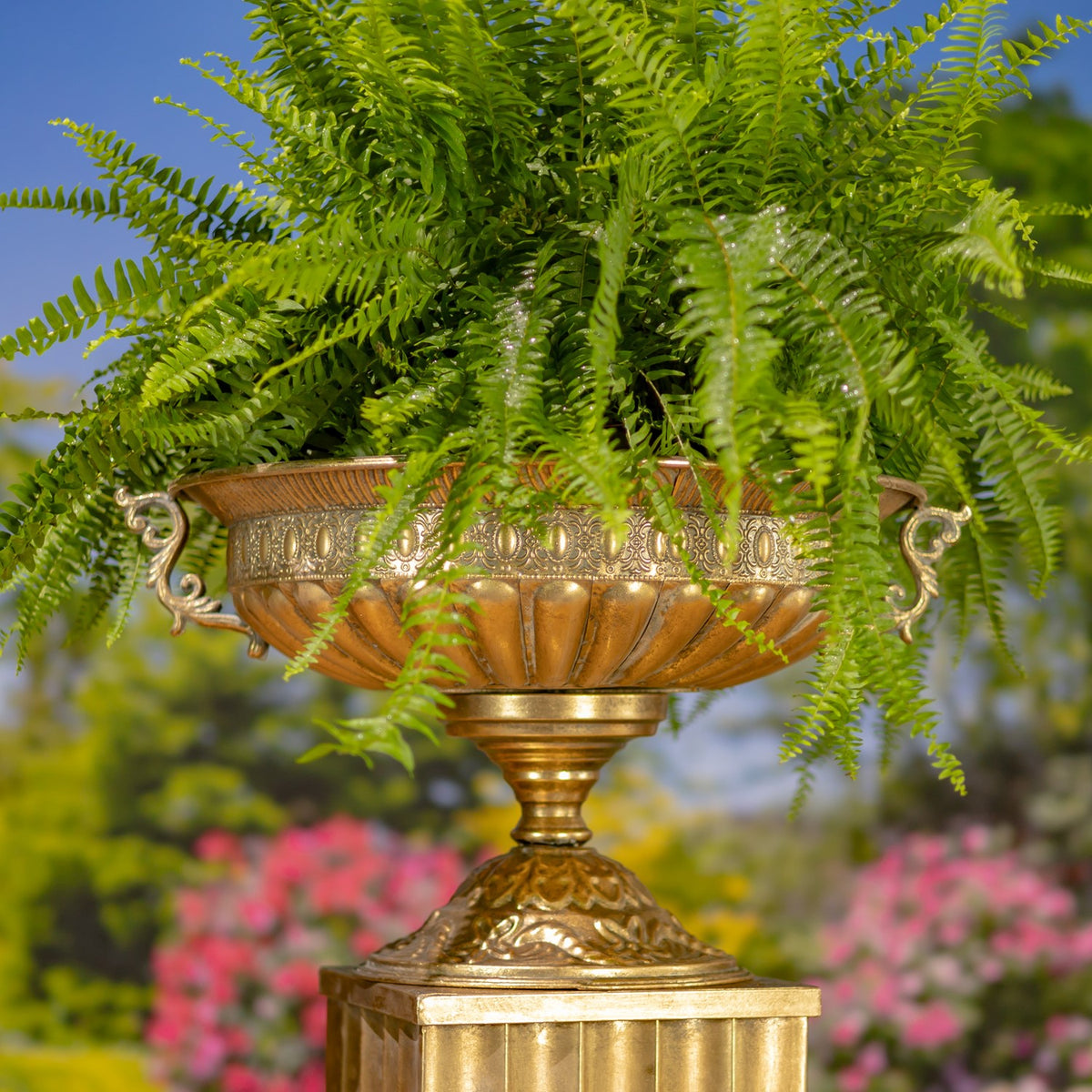 Set of 2 Assorted Metal Urn "Apollo"