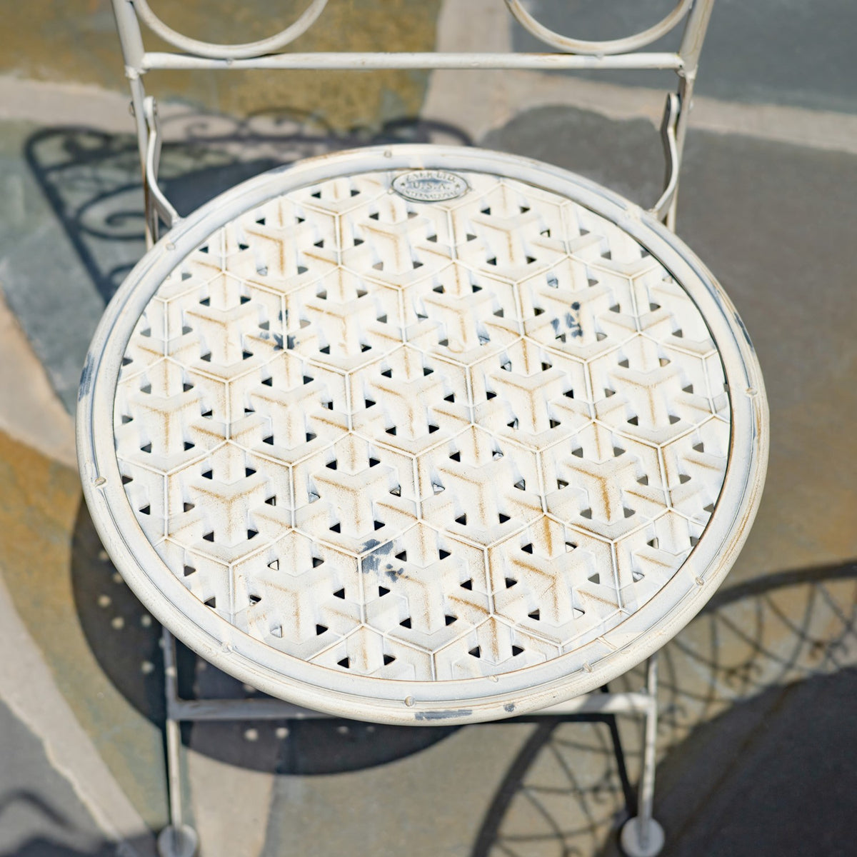 Catalonia Three Piece Mosaic Bistro Set "Écusson"