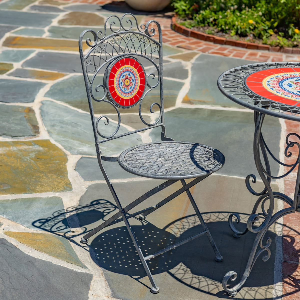 Catalonia Three Piece Mosaic Bistro Set "Girona"