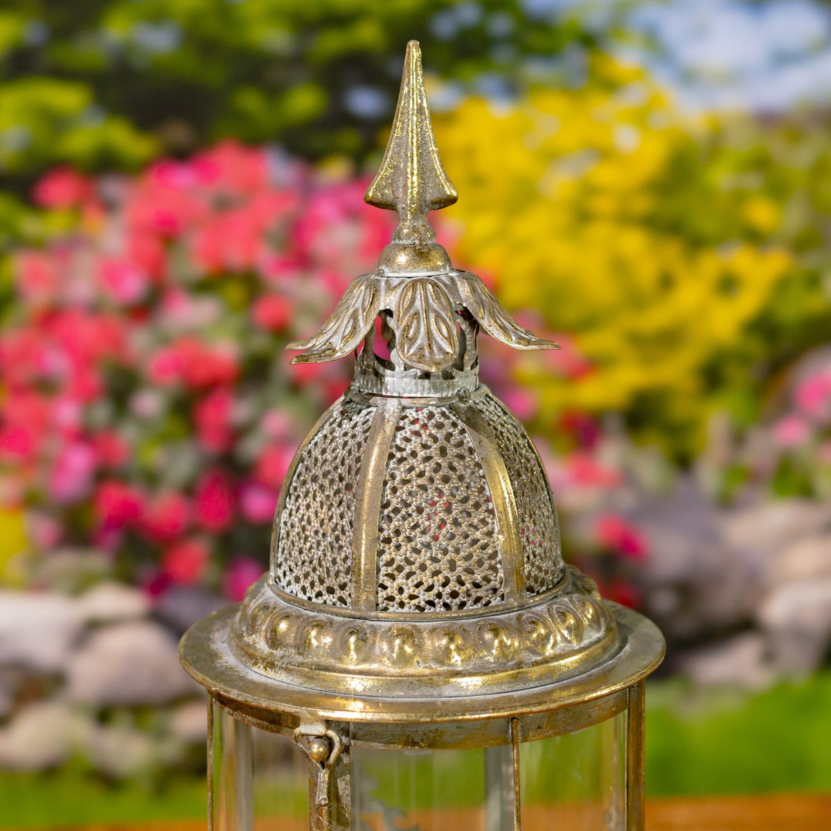 Standing Iron/Glass Terrarium "Montesano"