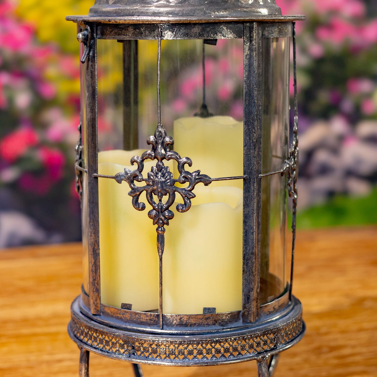 Standing Iron/Glass Terrarium "Montesano"