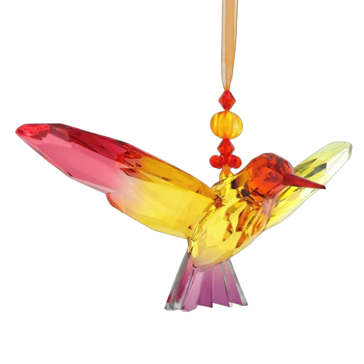 Five Tone Acrylic Hanging Hummingbird Ornament