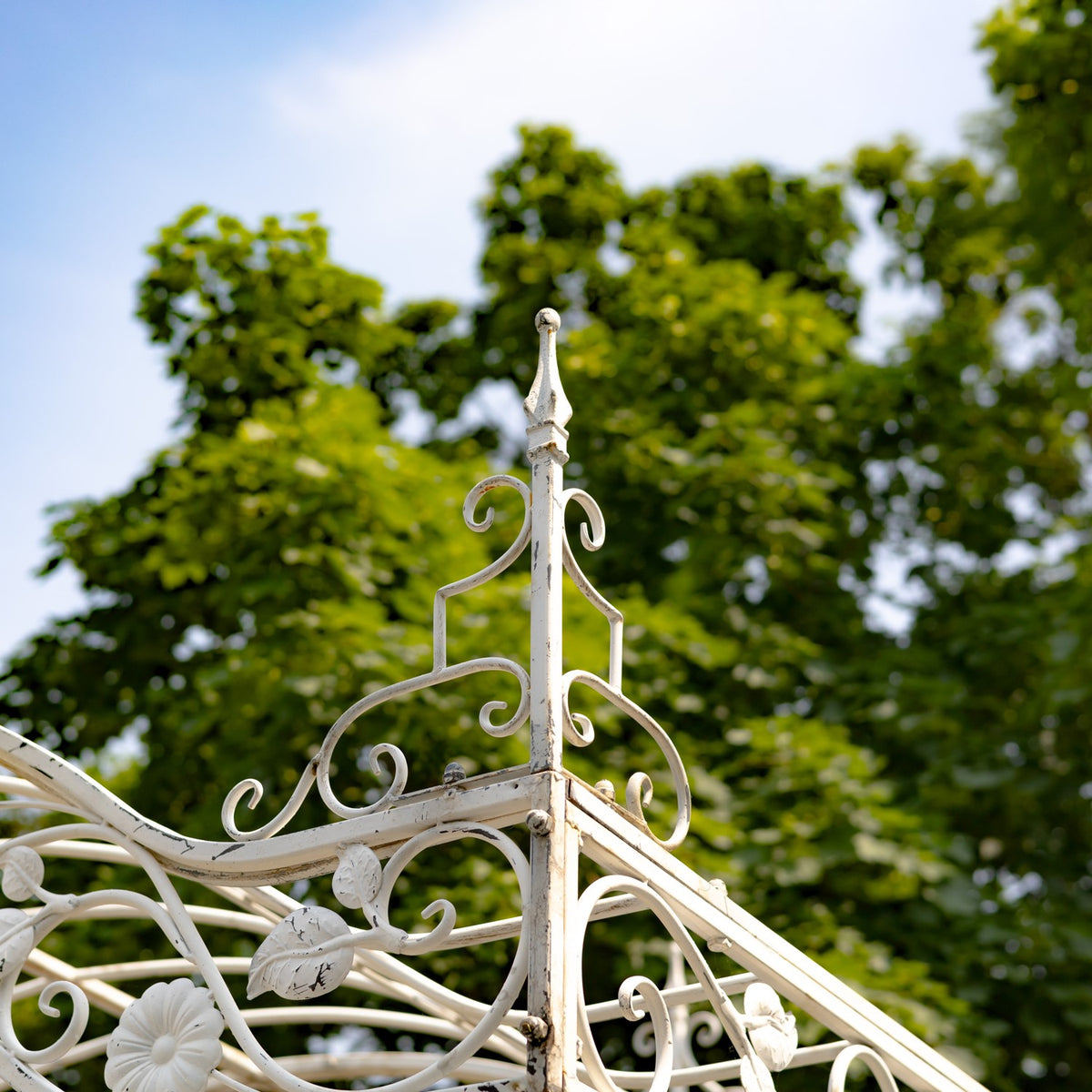 10.5ft Tall Rectangular Arched Garden Gazebo "Mahekal"
