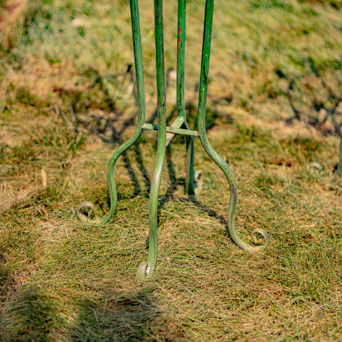 Set of 2 Tall Iron Basket Plant Stands "Stephania"
