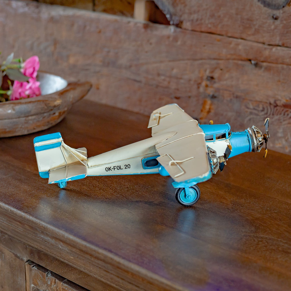 Metal Model Airplane Decor