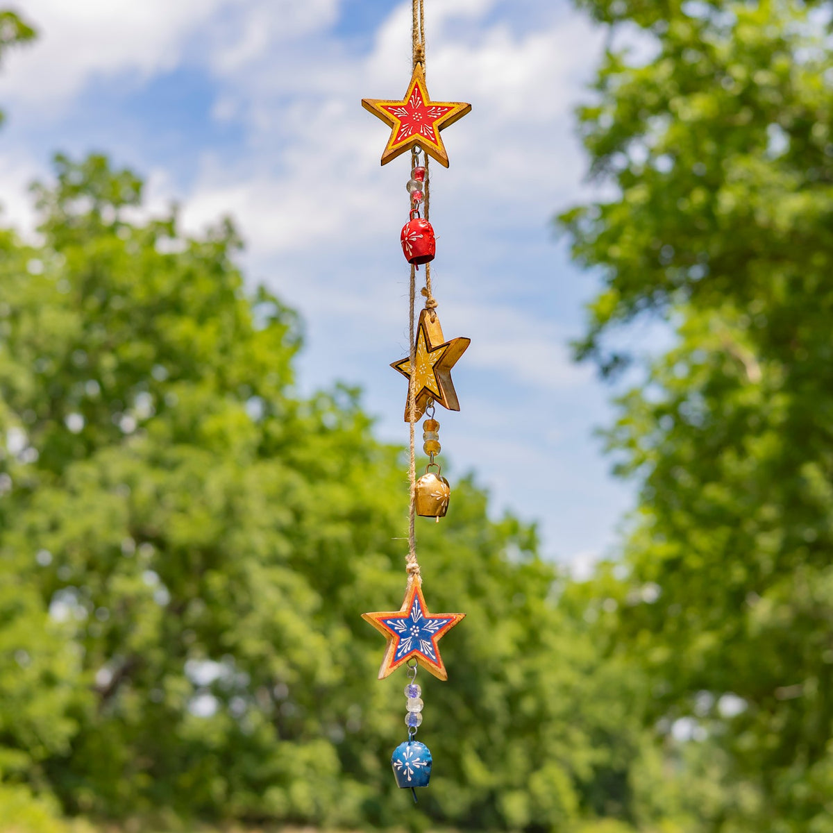 Set of 8 Assorted Hanging Metal Wind Chime Chains