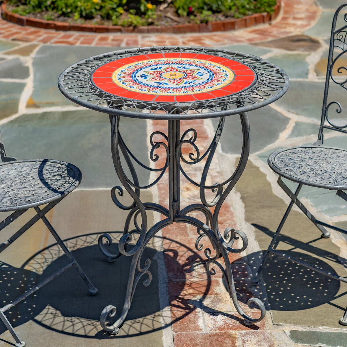 Catalonia Three Piece Mosaic Bistro Set "Girona"